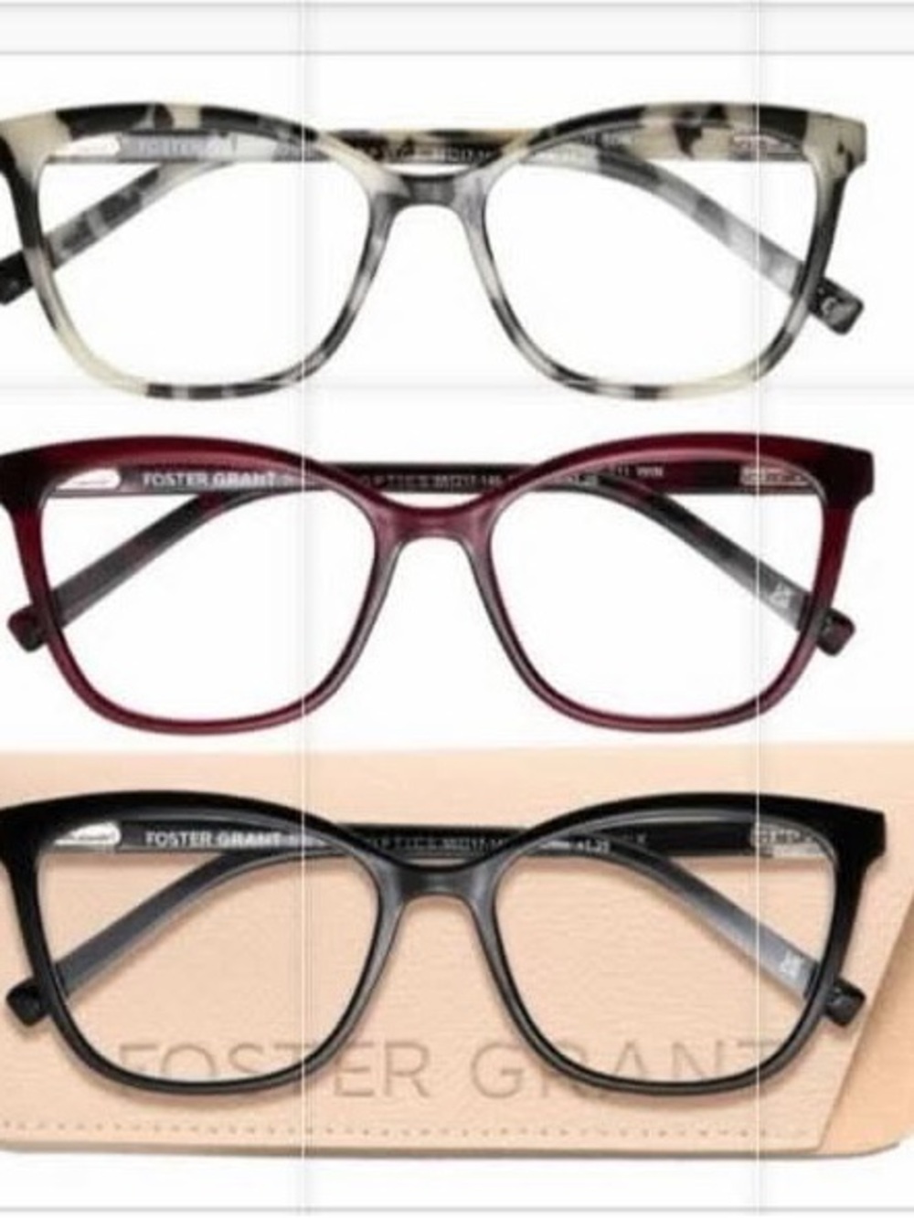 Foster Grant Design Optics by Foster
Grant 3 pack reading glasses +2.00 new